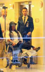 Gracyanne Barbosa deixa Hospital em Copacabana na Zona Sul do Rio de Janeiro