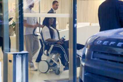 Gracyanne Barbosa deixa Hospital em Copacabana na Zona Sul do Rio de Janeiro