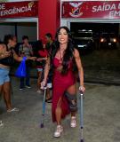 Gracyanne Barbosa na União da Ilha antes de assalto