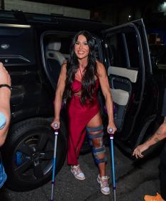 Gracyanne Barbosa na União da Ilha antes de assalto