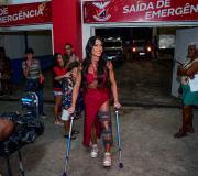 Gracyanne Barbosa na União da Ilha antes de assalto