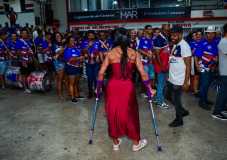 Gracyanne Barbosa na União da Ilha antes de assalto