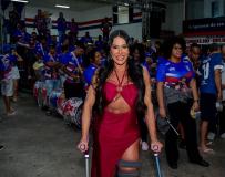 Gracyanne Barbosa na União da Ilha antes de assalto