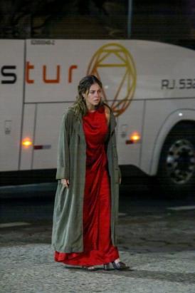 Bella Campos (Maria de Fátima) e Paolla Oliveira (Heleninha Roitman) gravam cenas de Vale Tudo
