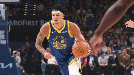 Gui Santos em ação pelo GSW
