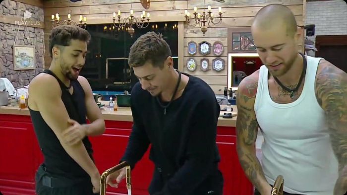 Gui Vieira, Sacha Bali e Yuri Bonotto  