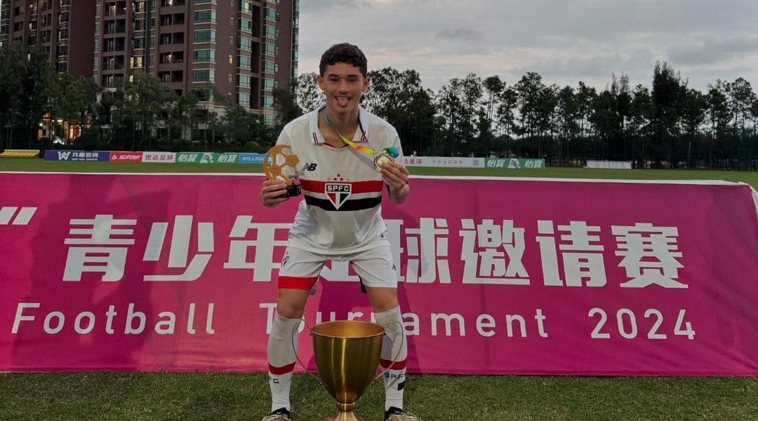 Meia do São Paulo é eleito melhor jogador em torneio internacional de base