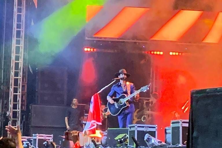 Em show, Gusttavo Lima fala pela primeira vez após ter prisão revogada; saiba o que ele disse