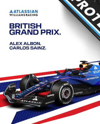 Equipes revelam pinturas especiais para o GP da Grã-Bretanha