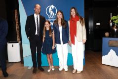 Membros das realezas britânica e espanhola