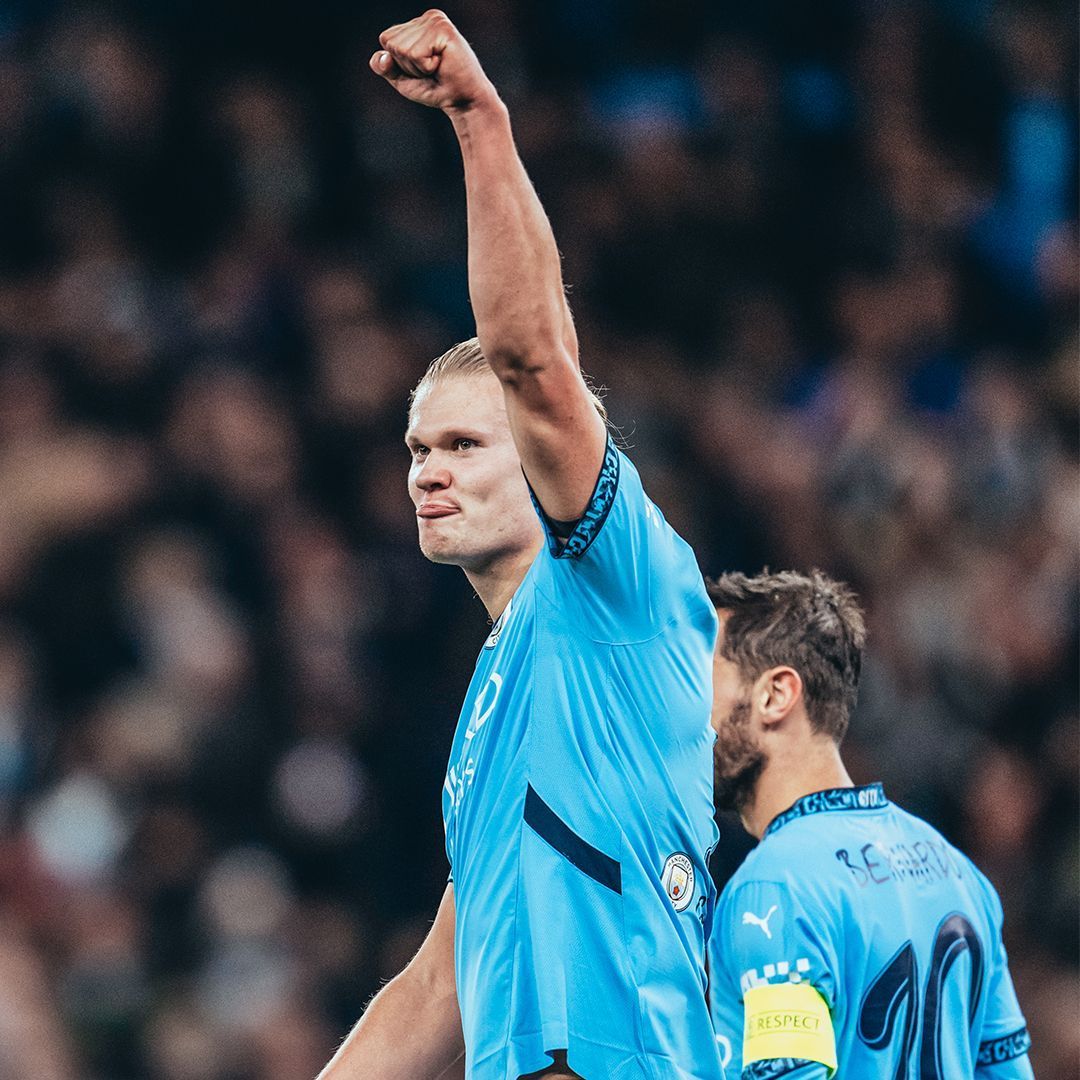 Haaland decide, City domina e goleia o Sparta Praga pela Champions