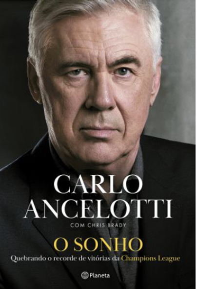 Capa do livro 'O sonho', de Carlo Ancelotti