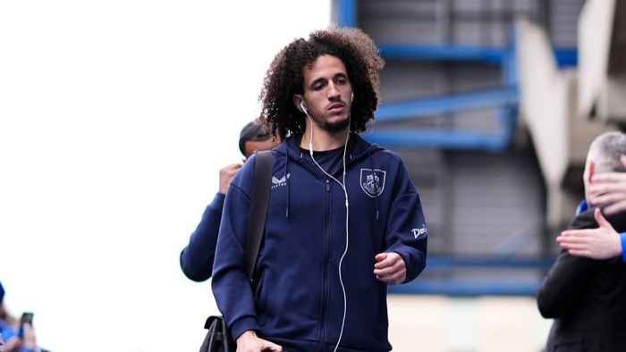 Hannibal Mejbri, jogador do Burnley-ING