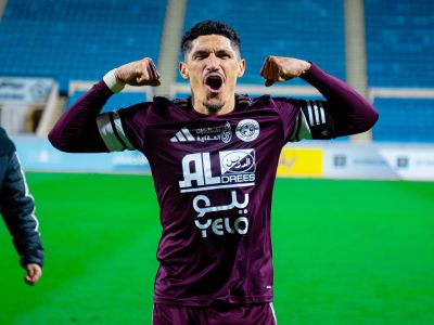 Luvannor, campeão pelo Cruzeiro, comemora gol pelo Al-Faisaly