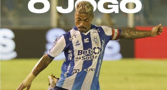 Marcinho em ação pelo Paysandu na Copa do Brasil