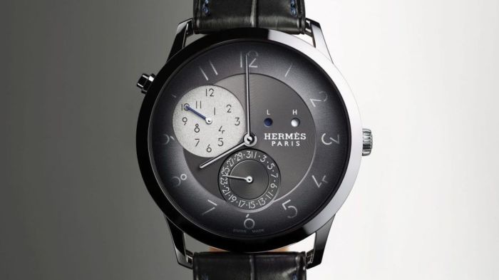 Hermès e o tempo como objeto relógios em experiência 