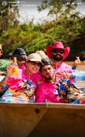 Zé Felipe e Ana Castela viajam para o Pantanal