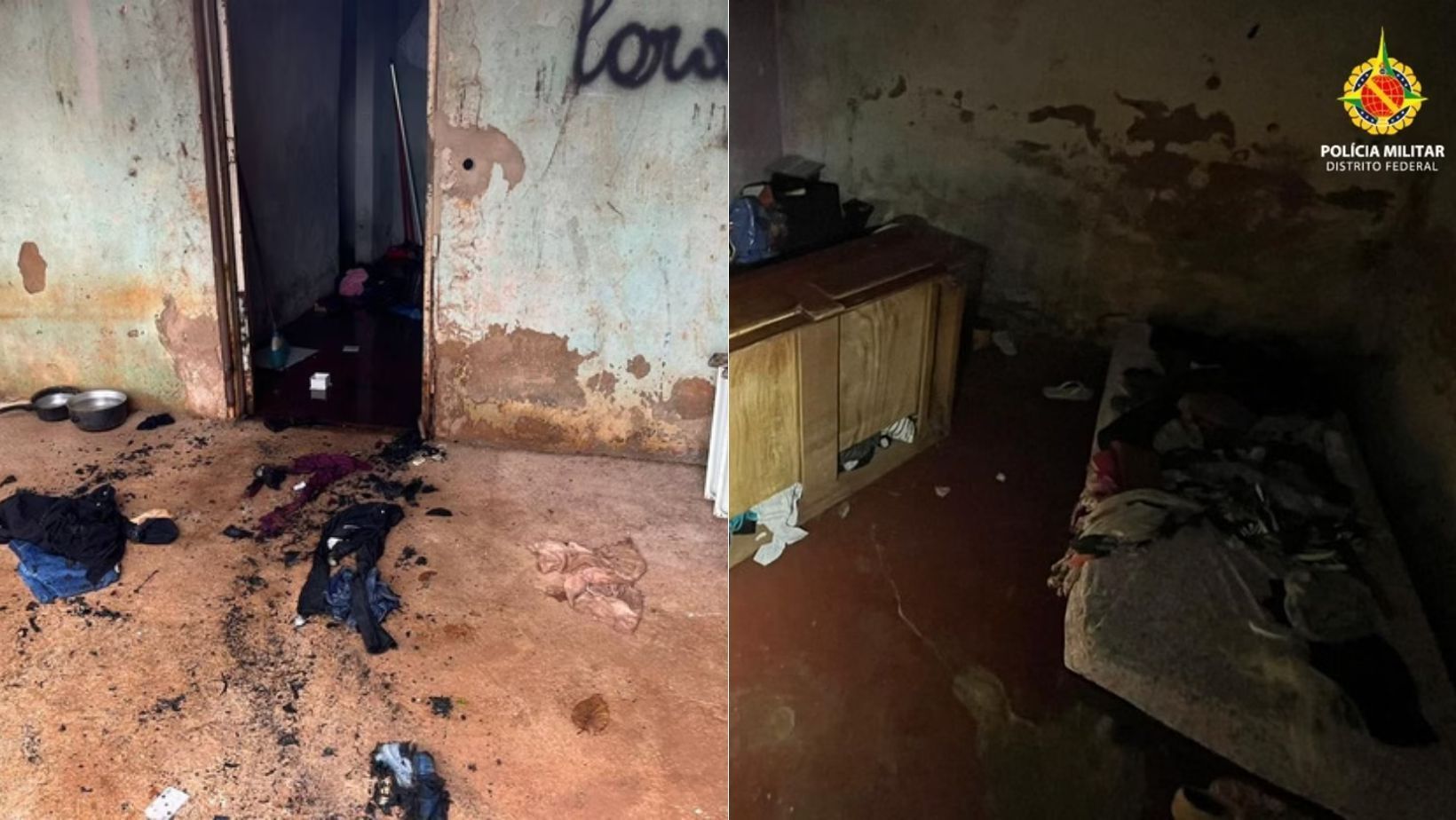 Homem é preso suspeito de trancar crianças e cachorro em casa e atear fogo, no DF