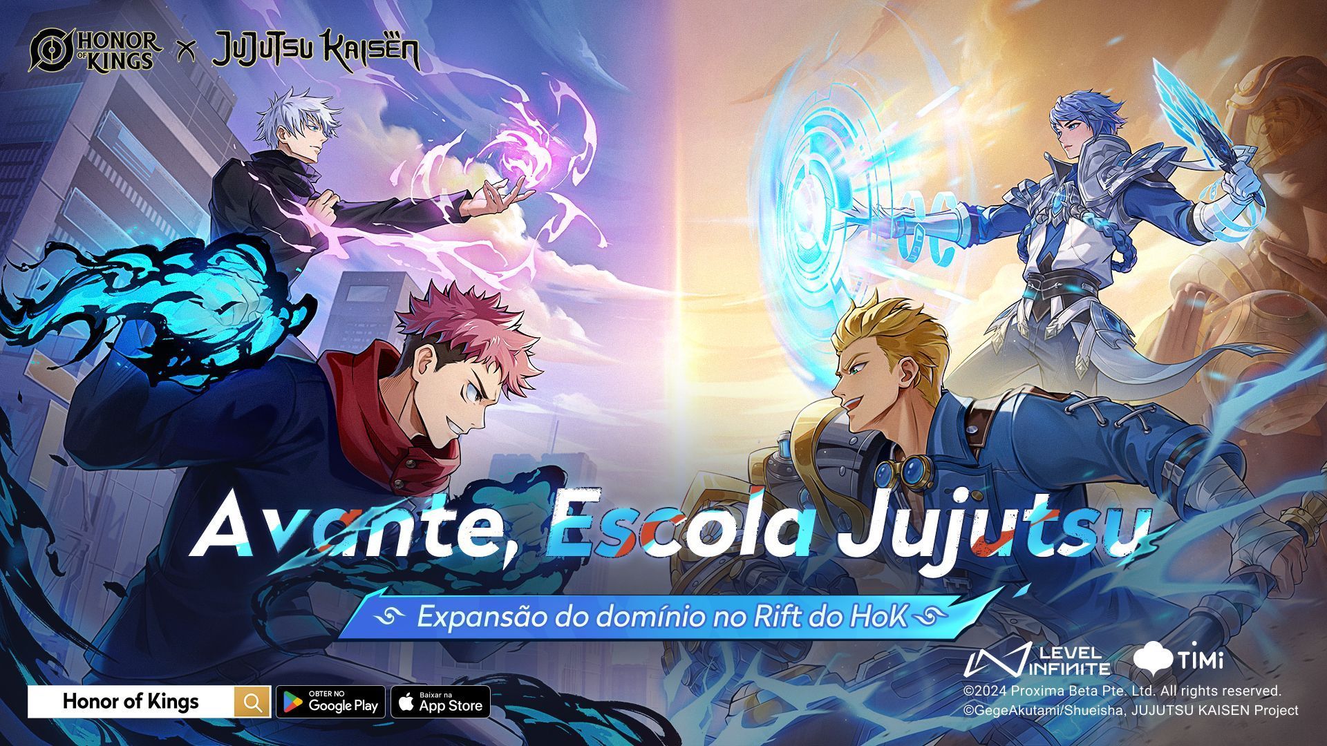 Honor of Kings x Jujutsu Kaisen: Mais detalhes da parceria são apresentados pela desenvolvedora