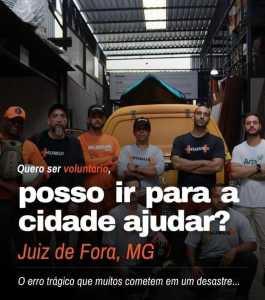 ONG Humus ameniza dor da população atingida pelas chuvas em Juiz de Fora e Ubá
