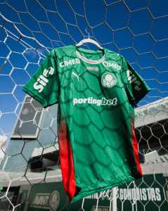 Uniforme do Palmeiras na Arena Barueri,