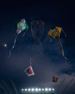 Palmeiras publica imagem de pipas em provocação a rivais
