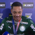 Vitor Roque reage ao primeiro título com Palmeiras e faz revelação
