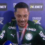 Vitor Roque reage ao primeiro título com Palmeiras e faz revelação