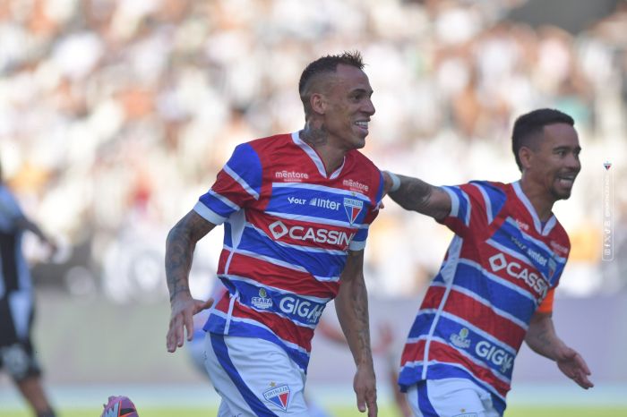 Botafogo x Fortaleza: Breno Lopes vibra com o golaço marcado no Nilton Santos