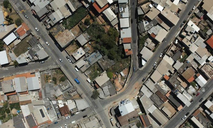 Sobrevoo de mapeamento no Bairro Santa Cruz foi realizado nesta semana