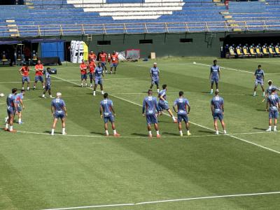 Jogadores do Cruzeiro realizam último treinamento antes da final da Sul-Americana