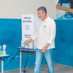 Lira vota em Pilar, cidade no interior de Alagoas