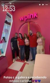 Virginia Fonseca e Samara Pink inauguraram a primeira loja física da WePink