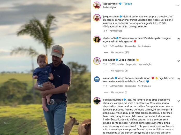 Famosos como Dona Déa, Gil do Vigor e Gustavo Tubarão prestaram apoio ao influenciador.