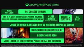 Novos planos e benefícios do Xbox Game Pass