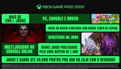 Novos planos e benefícios do Xbox Game Pass
