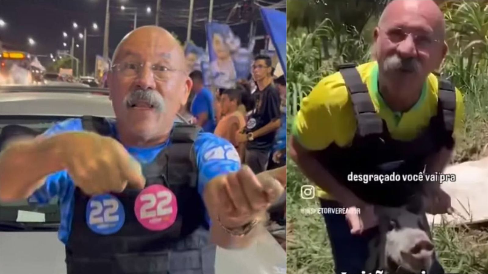MP pede à PF investigação contra vereador por ameaça a petista e maus tratos a porco