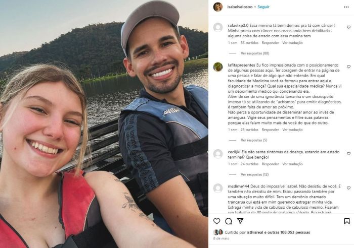Isabel Veloso e o marido Lucas Borbas, preparou uma surpresa para amada, que fez 18 anos. Isabel Veloso e o marido Lucas Borbas, preparou uma surpresa para amada, que fez 18 anos.