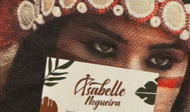 Isabelle compartilha fotos de surpresa para convidados do Festival de Parintins