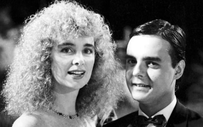 Isis de Oliveira e Cássio Gabus Mendes em Meu Bem, Meu Mal (1990); atriz acabou demitida.