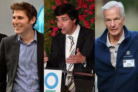 Eduardo Severin, André Esteves e Jorge Paulo Lemann são os três brasileiros mais ricos do mundo
