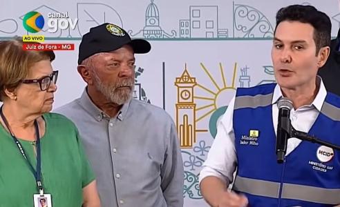 Ministro das cidades esteve em Minas com o presidente Lula