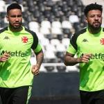 Dupla do Vasco treina com elenco e aumenta expectativas para o retorno