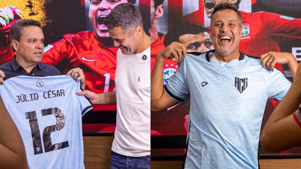 Ex-goleiro Júlio César se torna embaixador de clube da Série B do Brasileiro