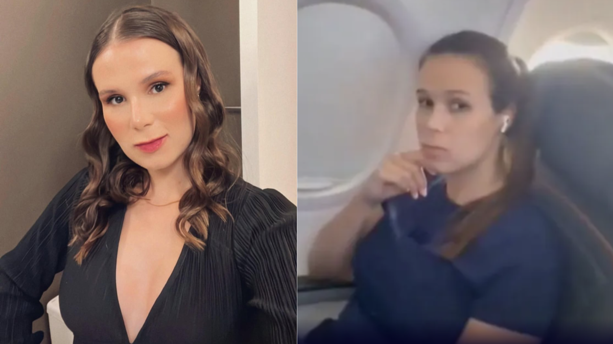 Mulher que não cedeu assento em avião faz nova reclamação: 'Não estou dormindo, nem comendo'