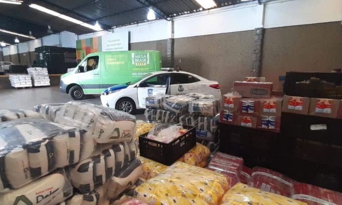 Alimentos arrecadados serão doados para o programa Mesa Brasil, parceiro do Jogo Amigos da Guarda Municipal 