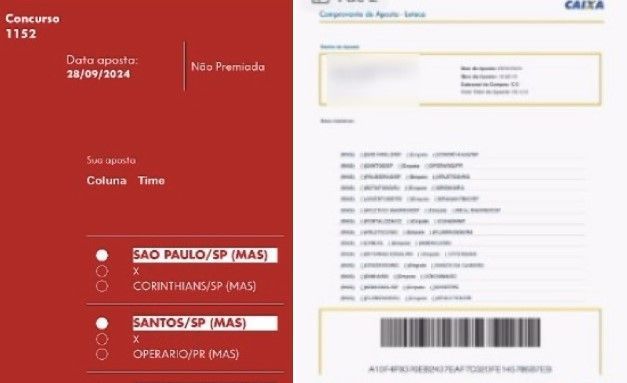 Balconista que alerta ter acertado a Loteca gravou tela do suposto jogo premiado; assista