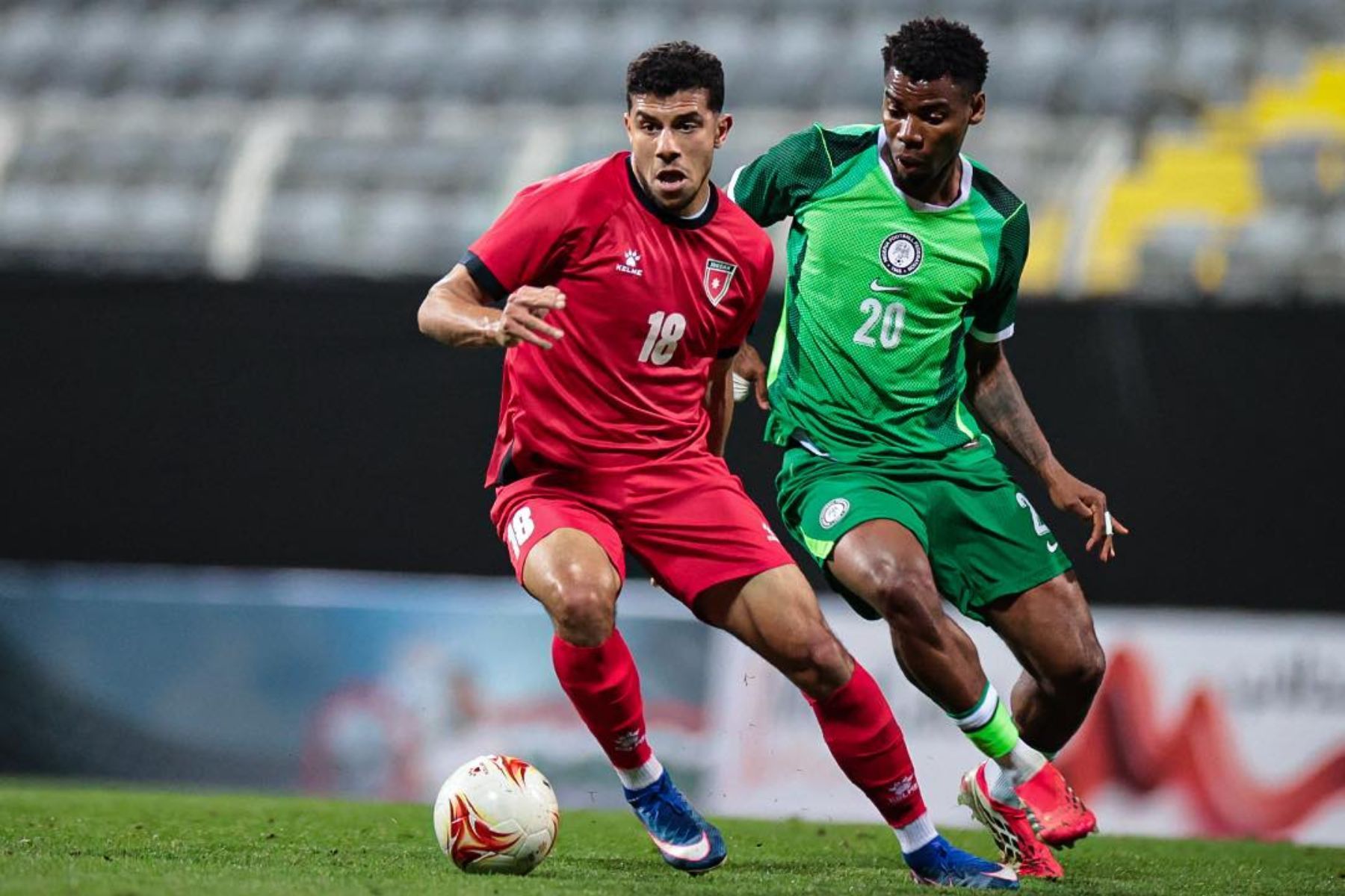 Jordânia empata com a Nigéria em amistoso preparatório para a Copa do Mundo