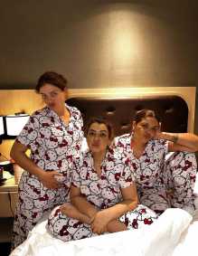 Preta Gil e as amigas Jude Paulla e Malu Barbosa.