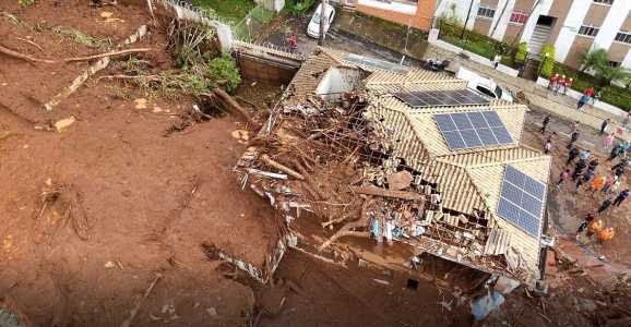 Até o momento 15 pessoas morreram em razão das fortes chuvas em Juiz de Fora